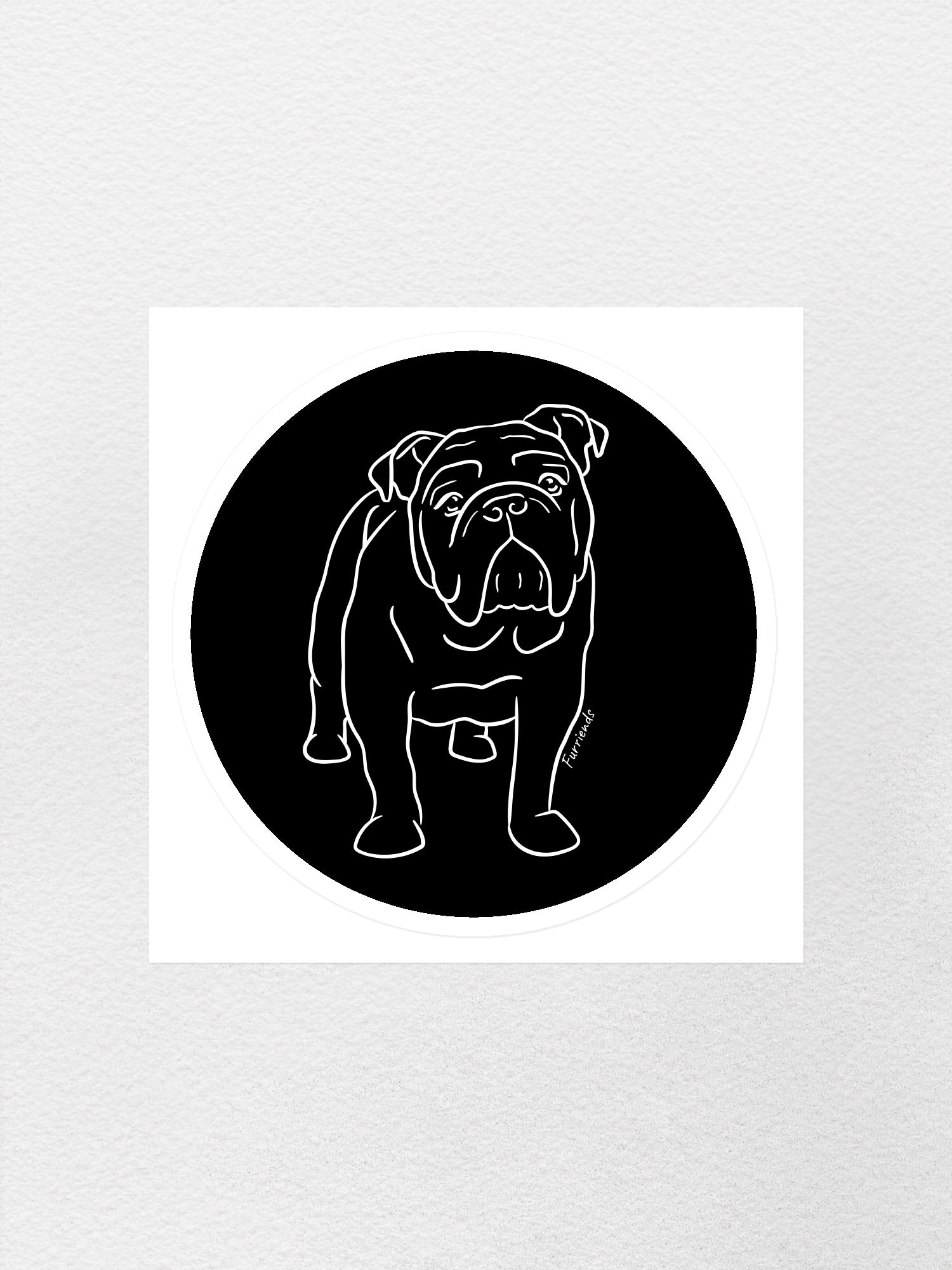 British Bulldog Sticker