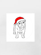 British Bulldog Christmas Edition Sticker