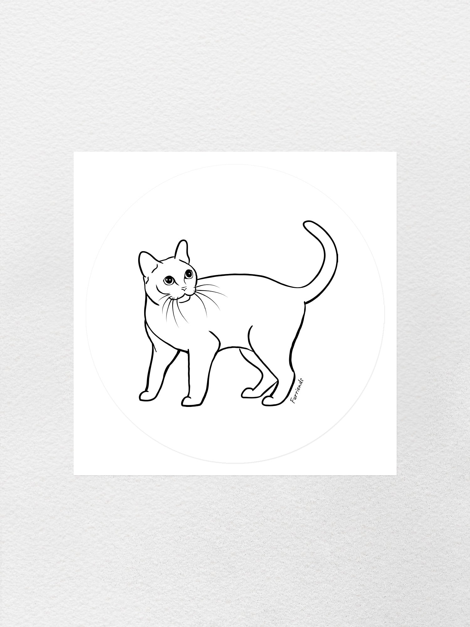 Burmese Sticker