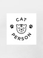 Cat Person Sticker