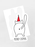 Catmas Greetings Sticker