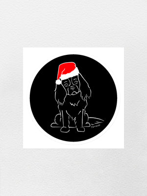Cavalier King Charles Spaniel Christmas Edition Sticker