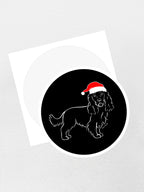 Cocker Spaniel Christmas Edition Sticker