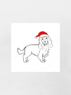 Cocker Spaniel Christmas Edition Sticker