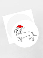 Dachshund Christmas Edition Sticker