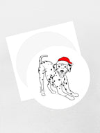 Dalmatian Christmas Edition Sticker