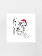 Dalmatian Christmas Edition Sticker