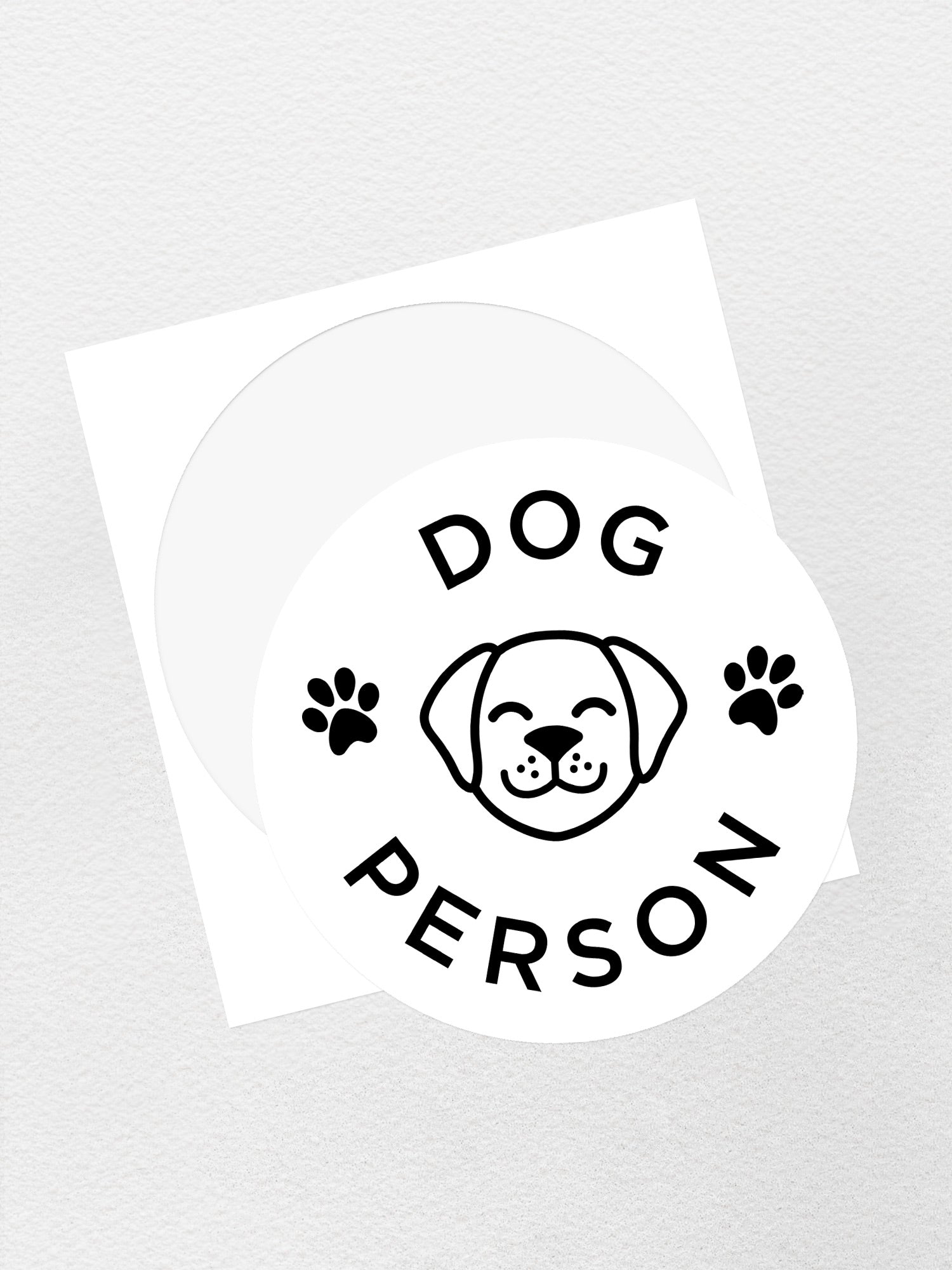 Dog Person Sticker