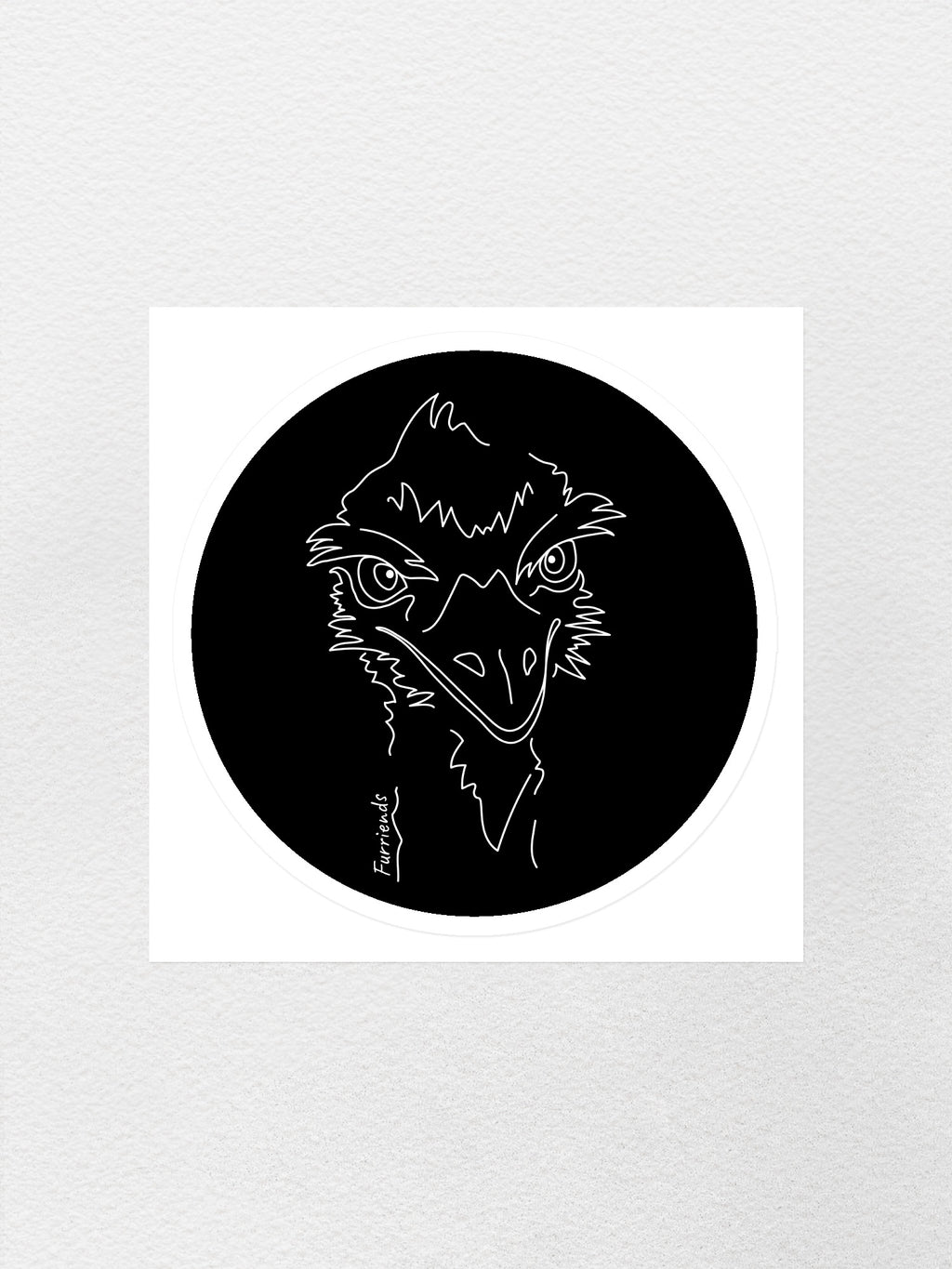 Emu Sticker
