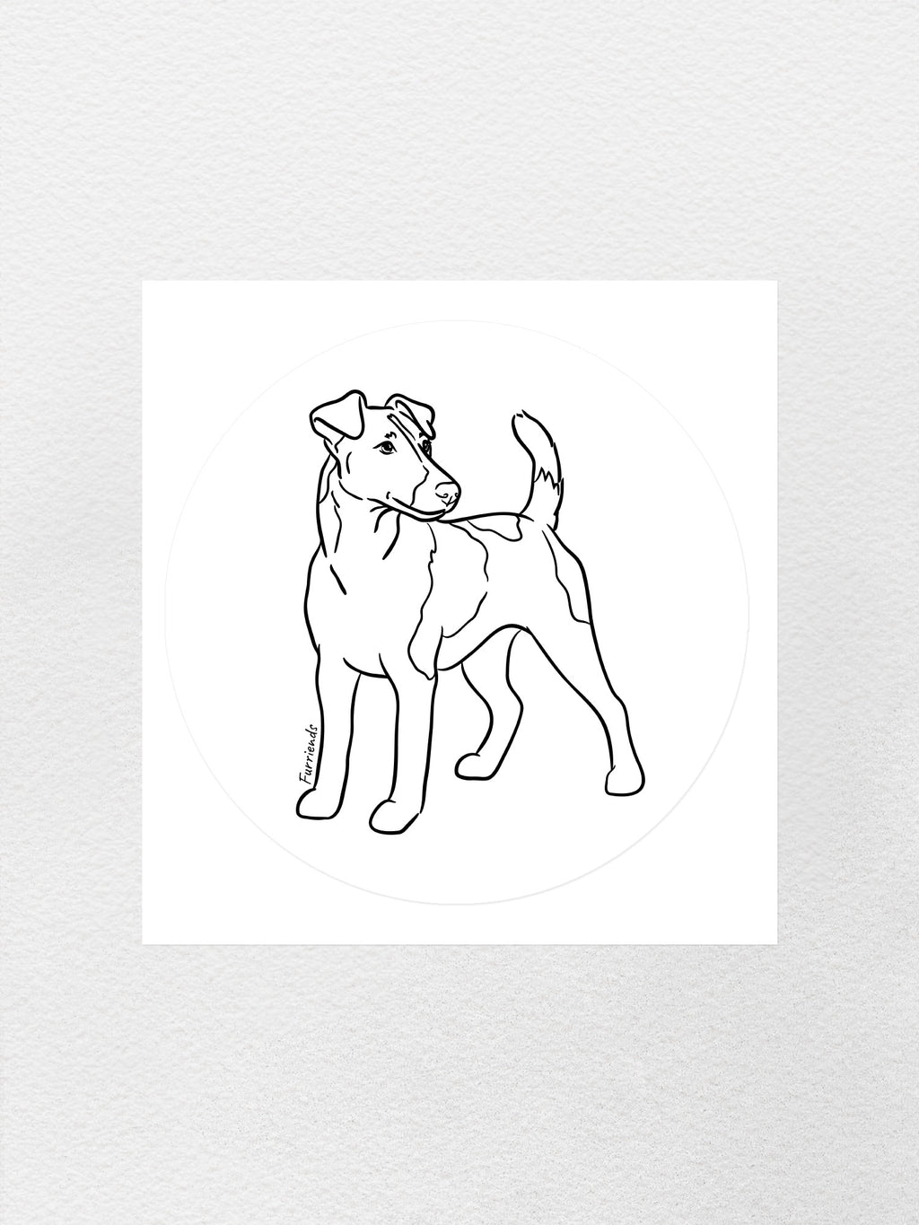 Fox Terrier Sticker