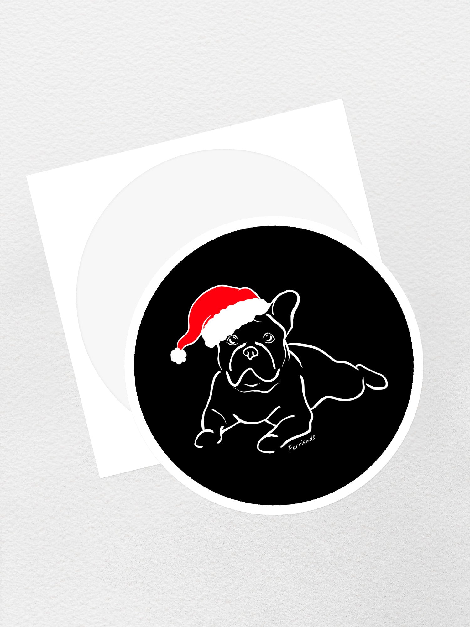 French Bulldog Christmas Edition Sticker