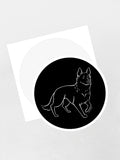 German Shepherd Sticker