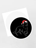 German Shepherd Christmas Edition Sticker