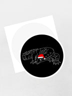 Lace Monitor Christmas Edition Sticker