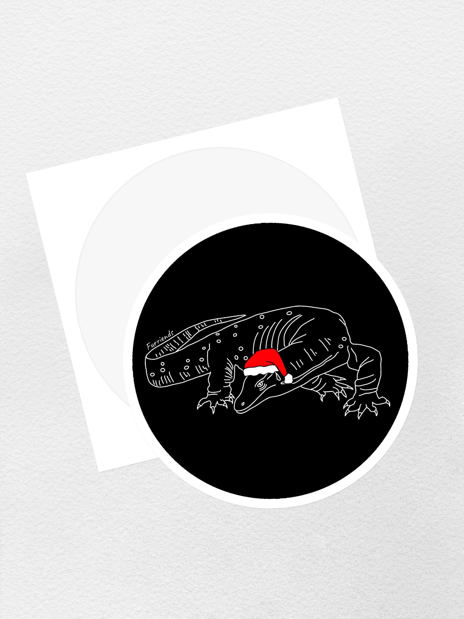 Lace Monitor Christmas Edition Sticker