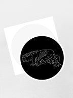 Lace Monitor Sticker