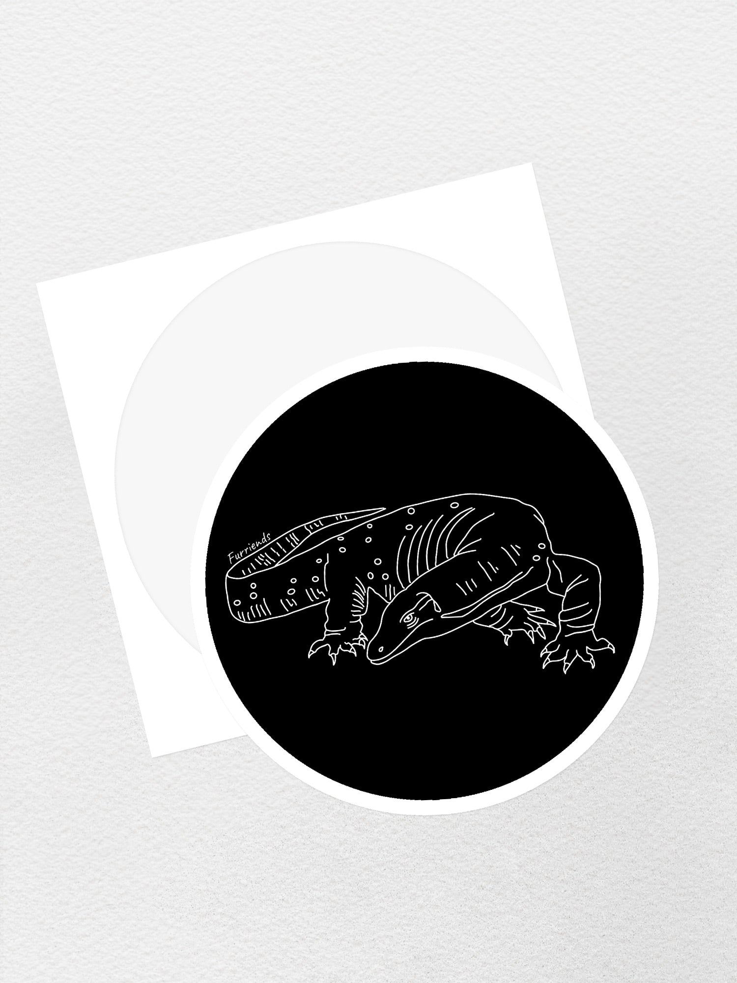 Lace Monitor Sticker