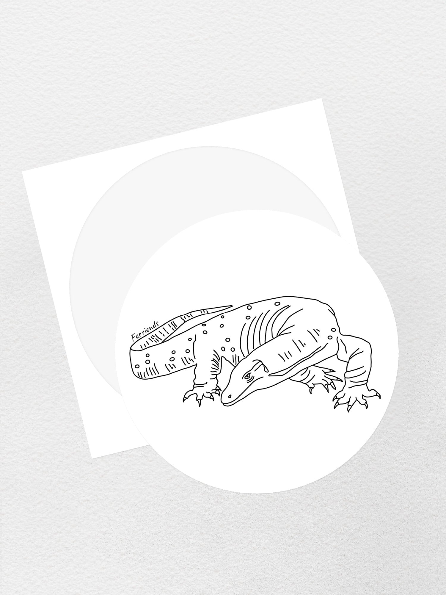 Lace Monitor Sticker
