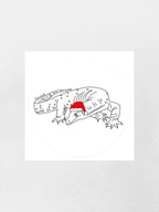 Lace Monitor Christmas Edition Sticker