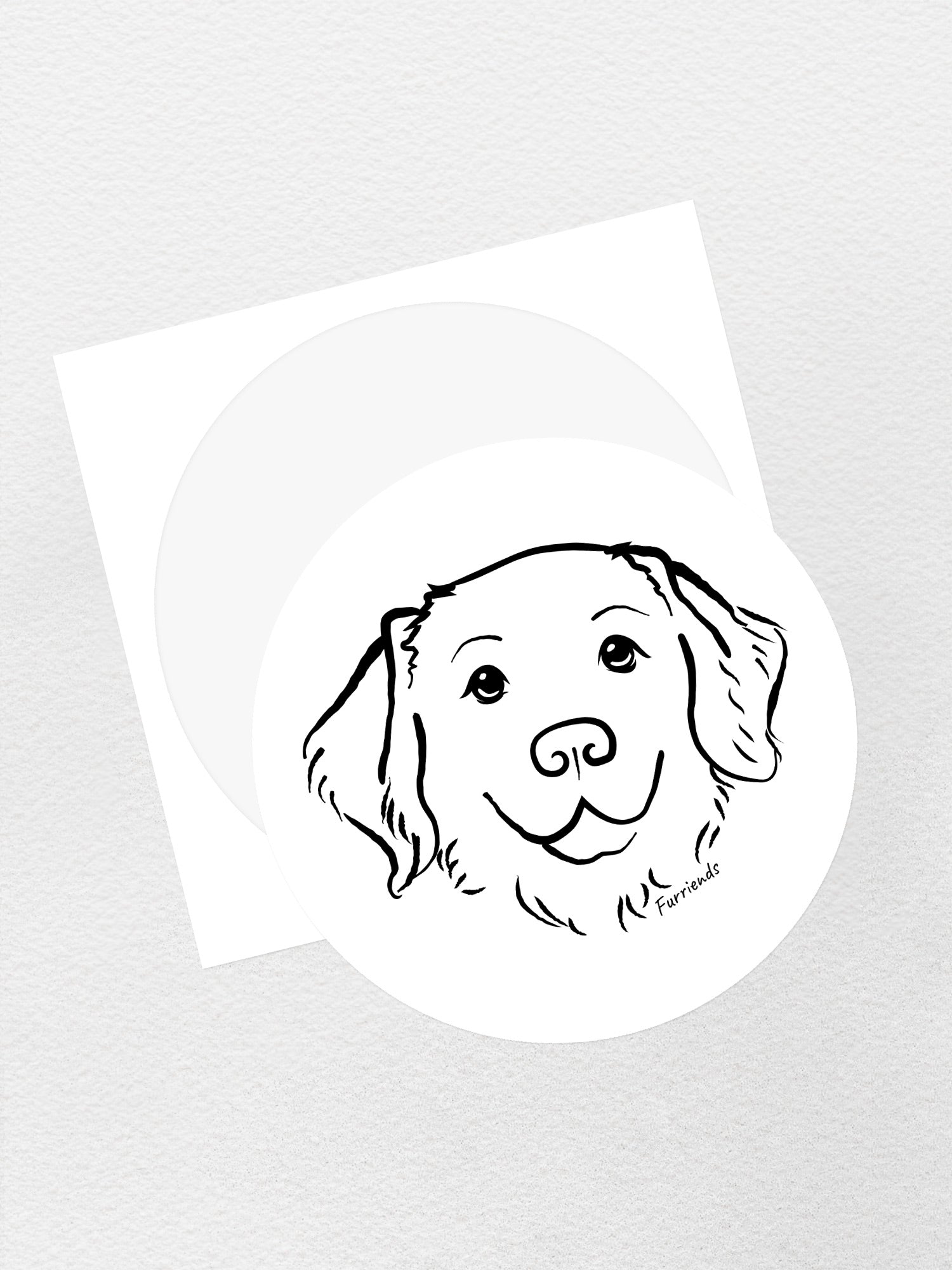 Golden Retriever Sticker