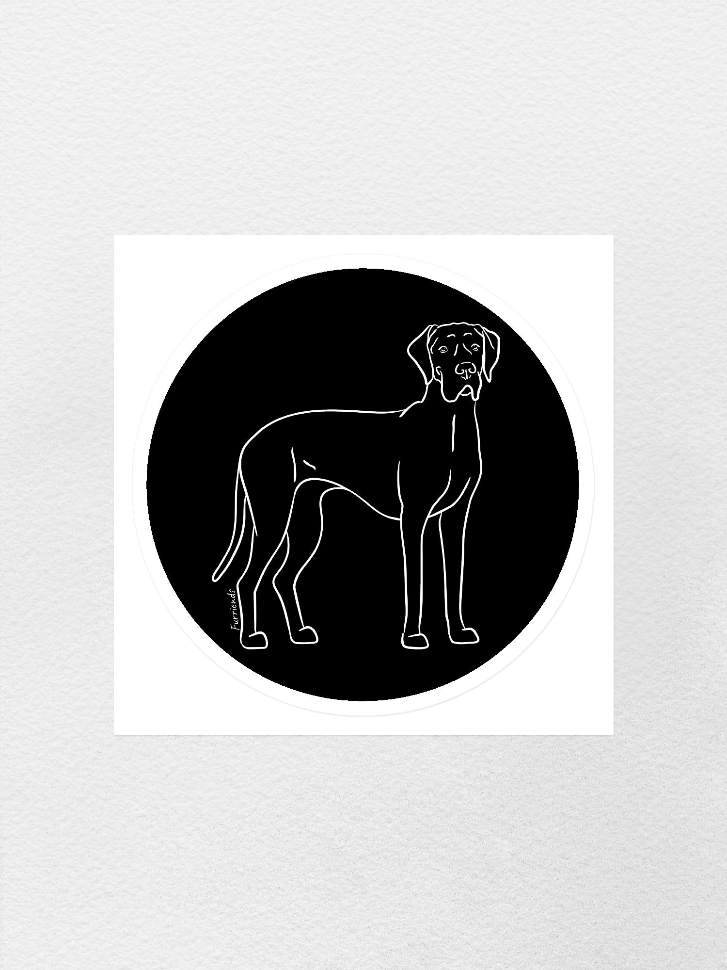 Great Dane Sticker