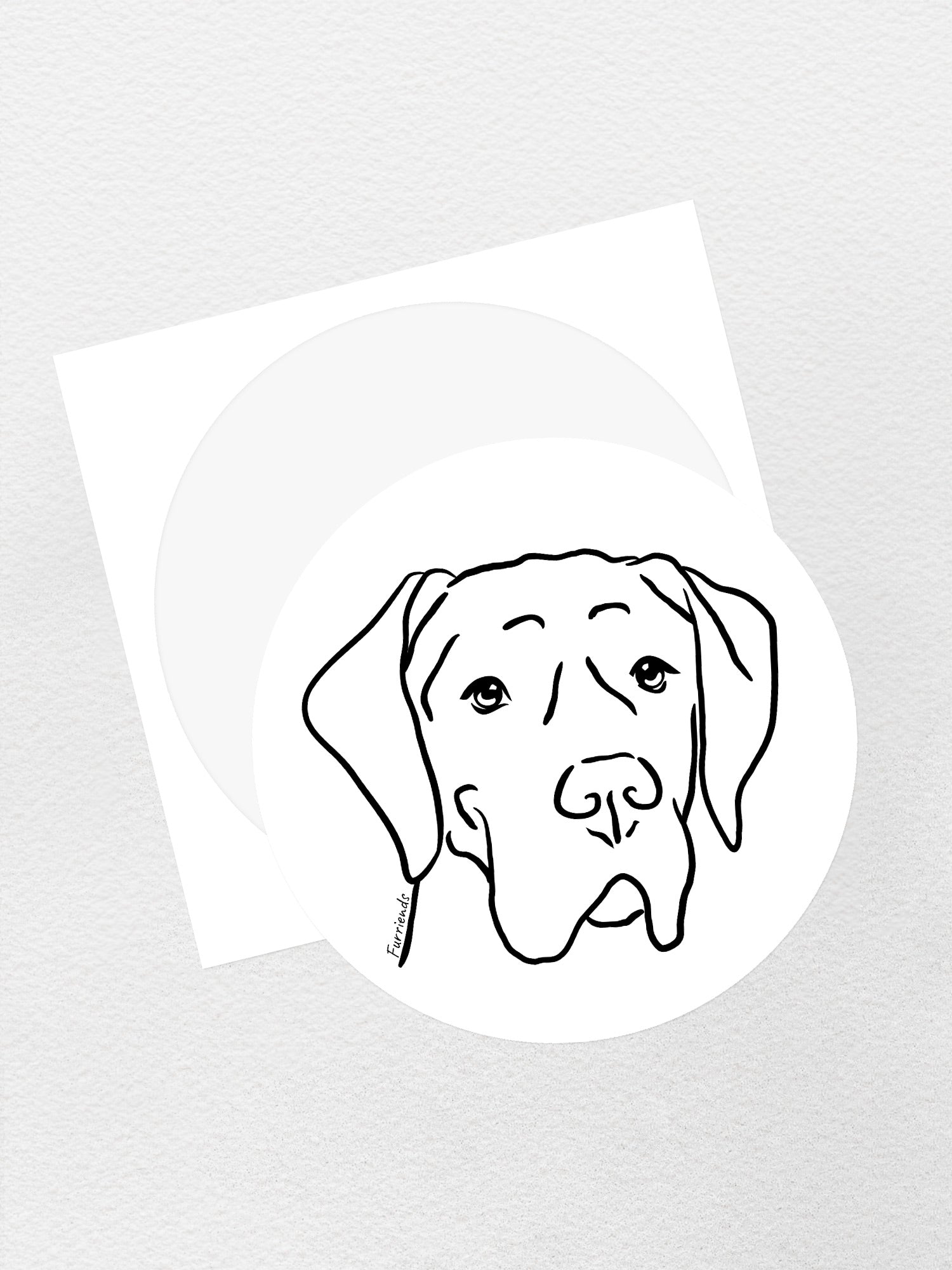 Great Dane Sticker
