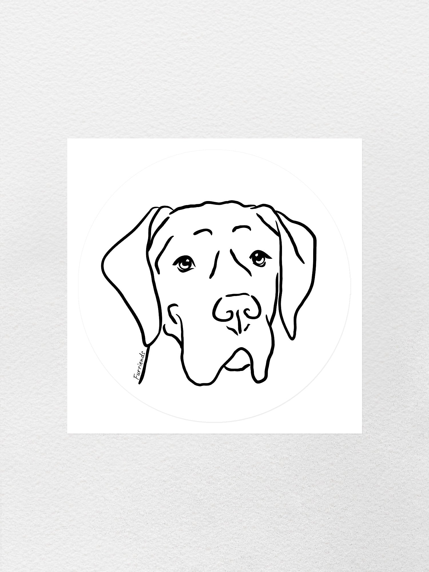 Great Dane Sticker