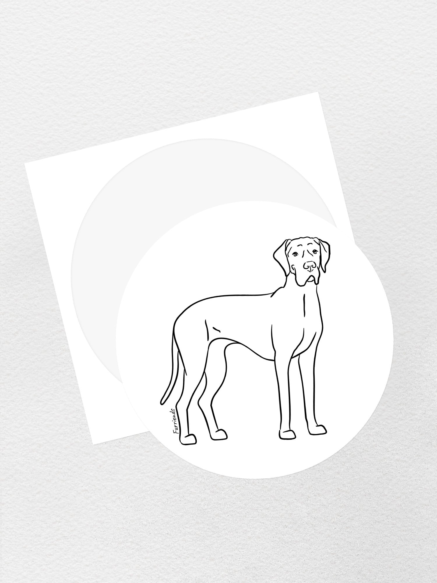 Great Dane Sticker