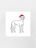 Great Dane Christmas Edition Sticker