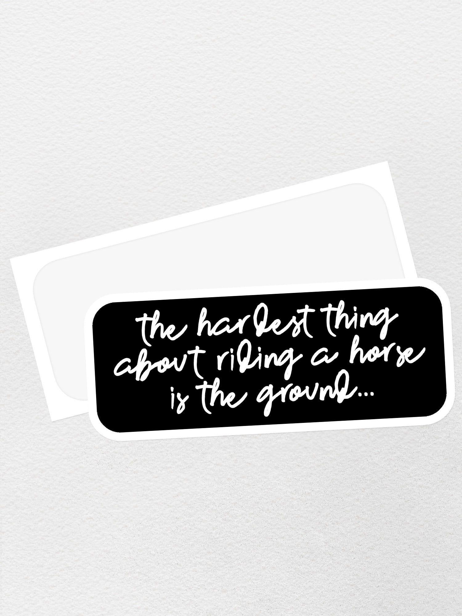 Hard Ground Sticker