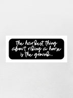 Hard Ground Sticker