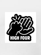 High Four Sticker