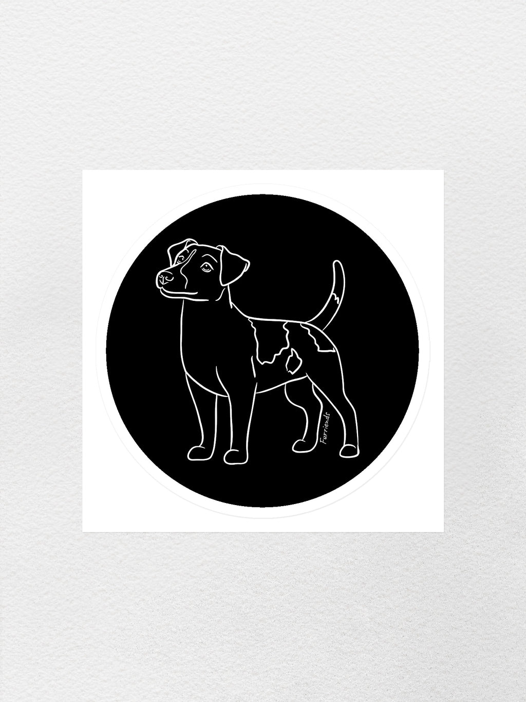 Jack Russell Terrier (Smooth Coat) Sticker