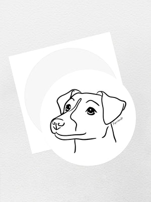Jack Russell Terrier (Smooth Coat) Sticker
