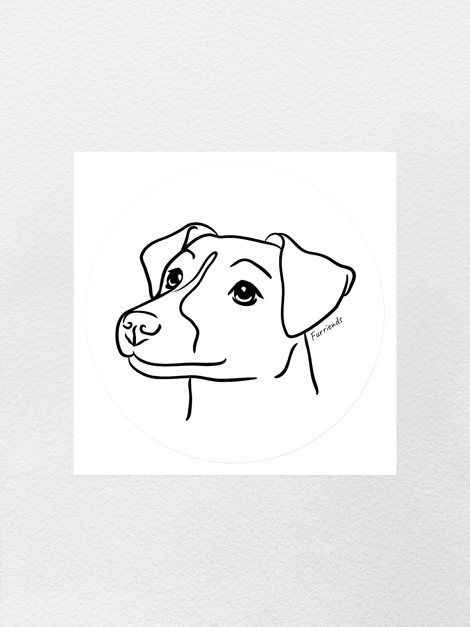 Jack Russell Terrier (Smooth Coat) Sticker