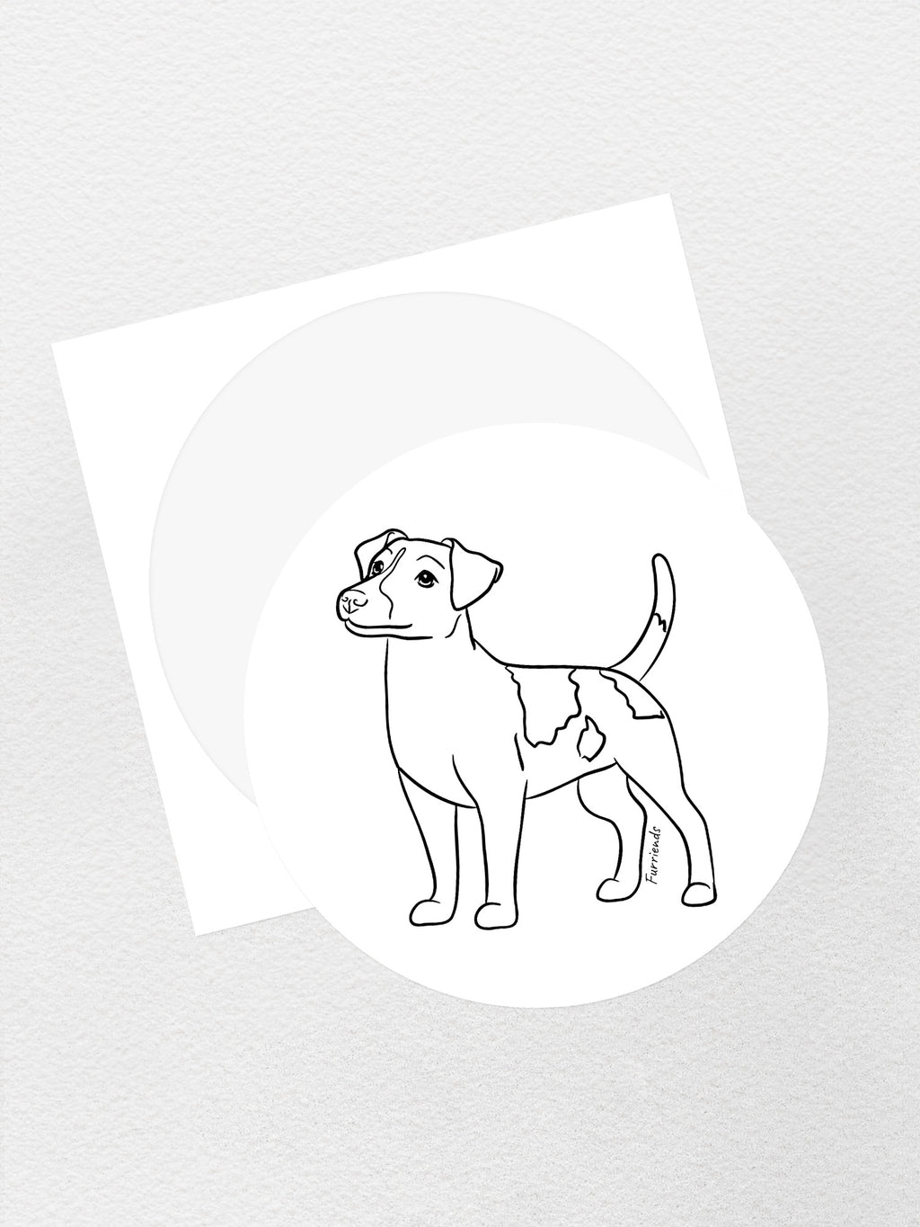 Jack Russell Terrier (Smooth Coat) Sticker