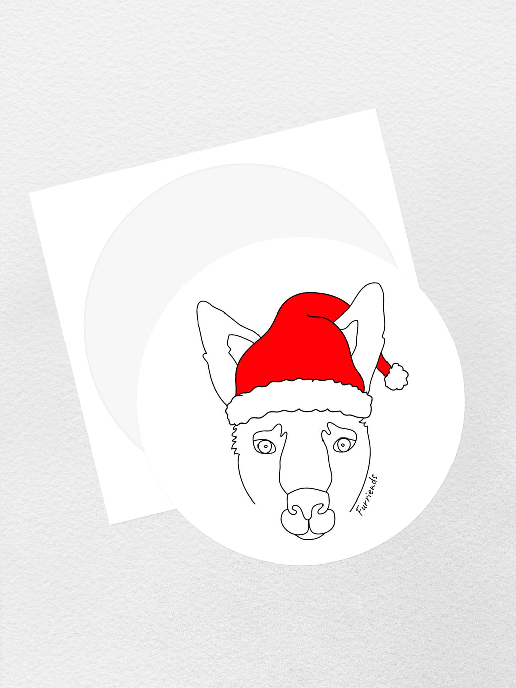 Kangaroo Christmas Edition Sticker