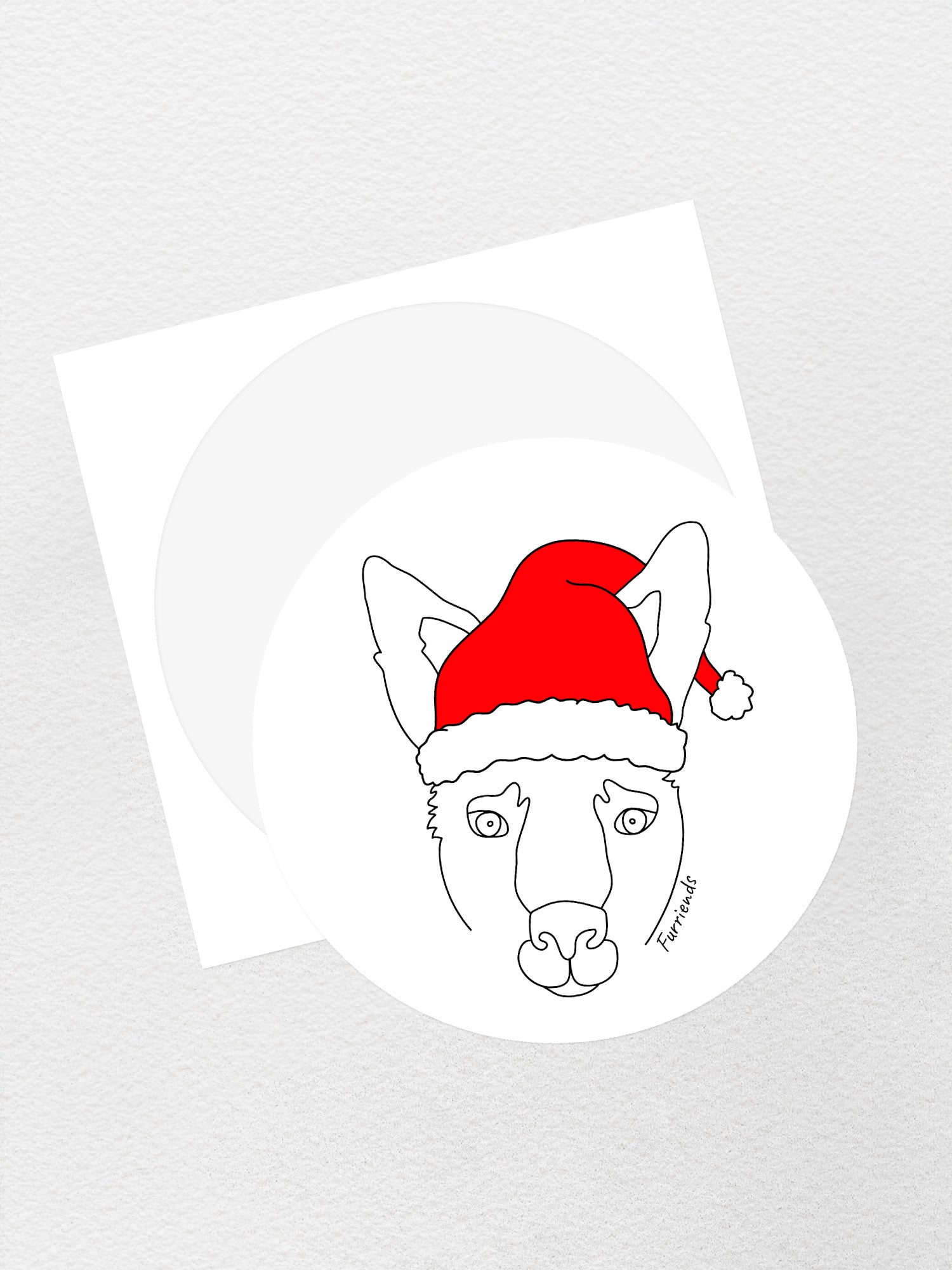 Kangaroo Christmas Edition Sticker