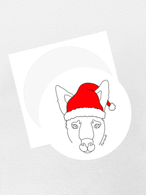 Kangaroo Christmas Edition Sticker