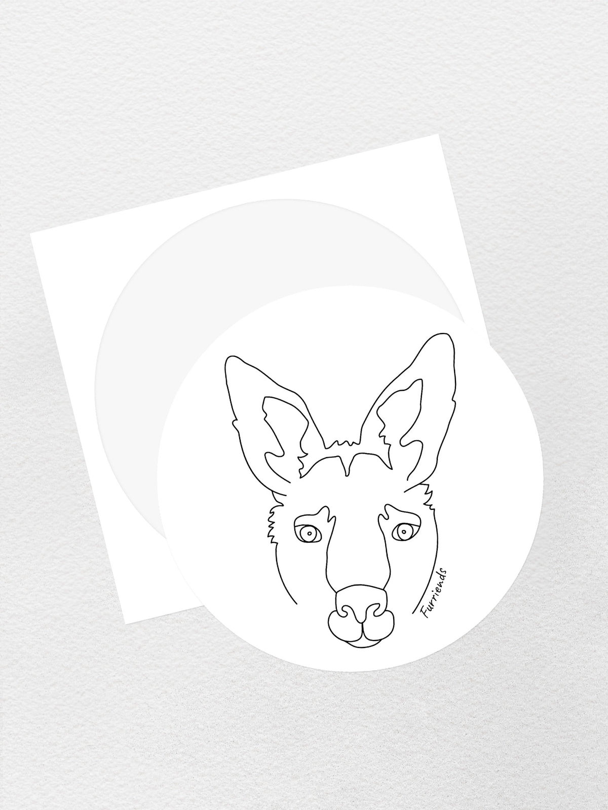 Kangaroo Sticker