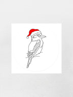 Kookaburra Christmas Edition Sticker