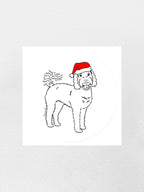 Labradoodle Christmas Edition Sticker