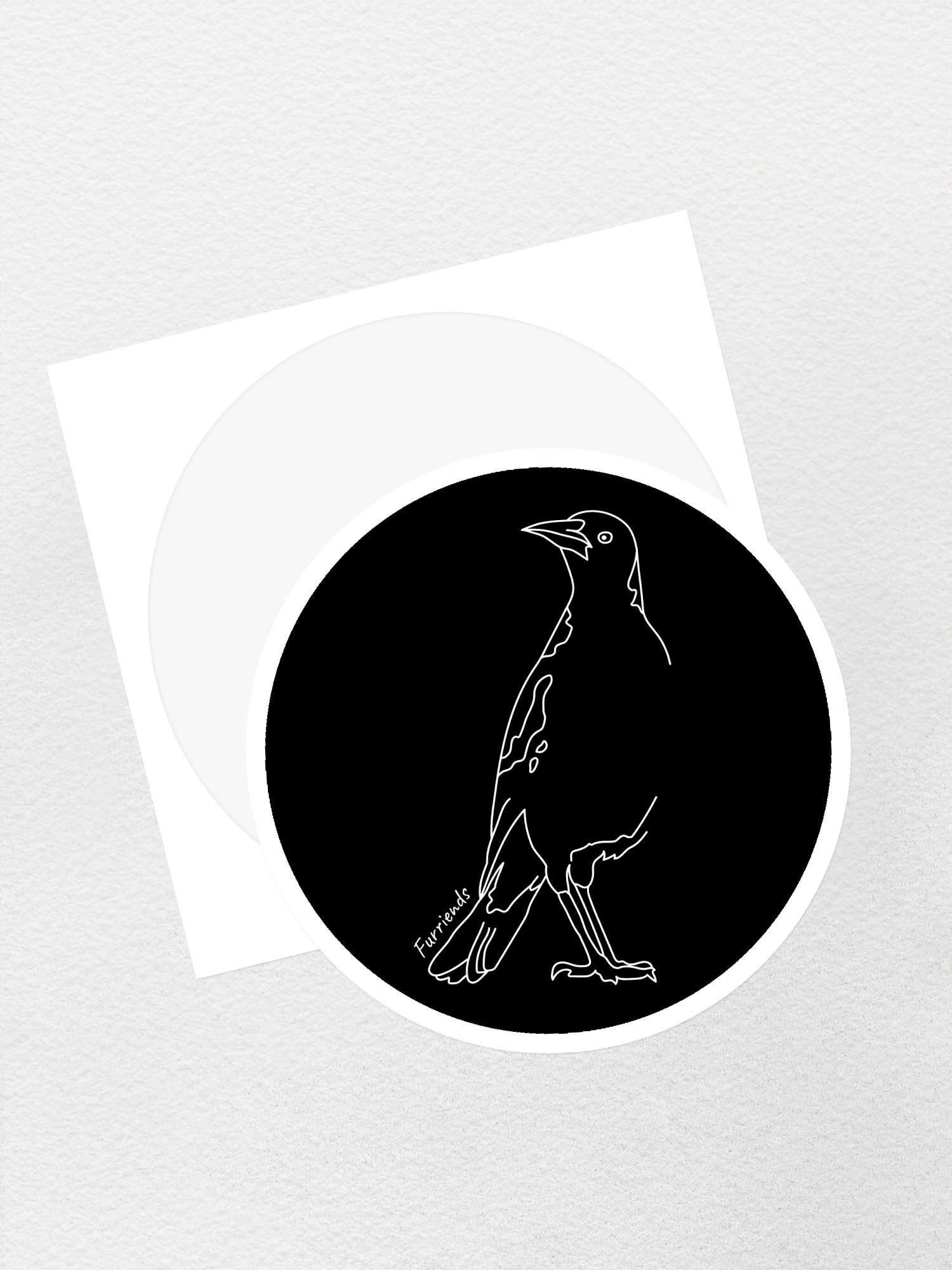 Australian Magpie Sticker | Furriends Australia