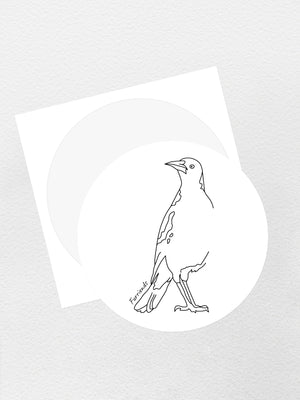Australian Magpie Sticker