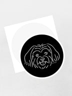 Maltese Terrier Sticker