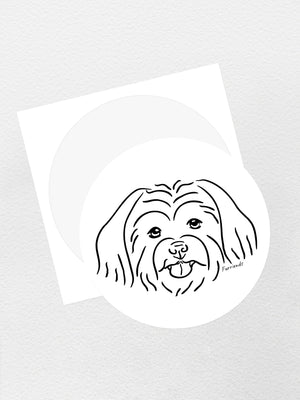 Maltese Terrier Sticker