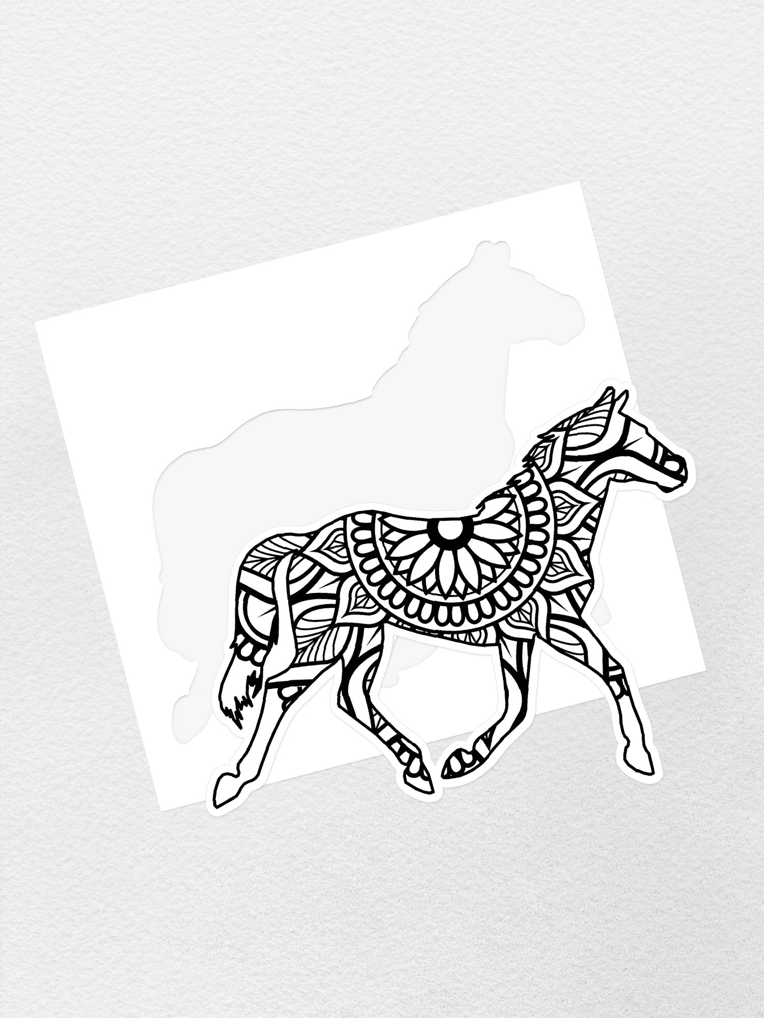 Horse Mandala Sticker