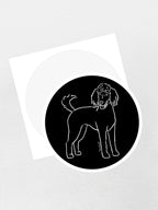 Poodle Sticker