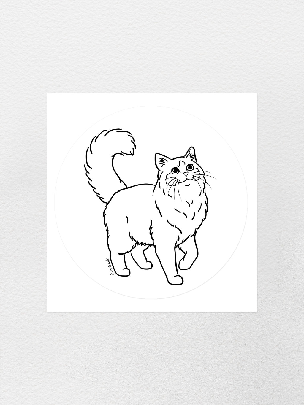 Ragdoll Sticker