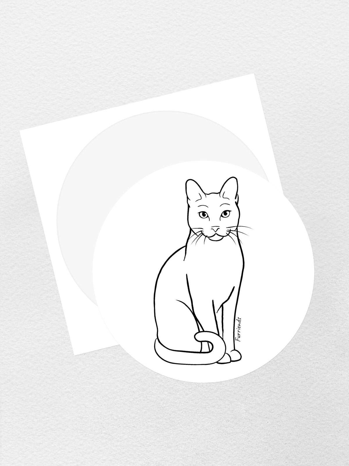 Russian Blue Sticker